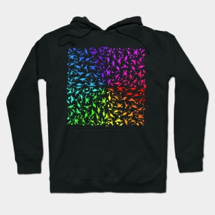 Dinosaurs Rock Rainbow Music Hoodie